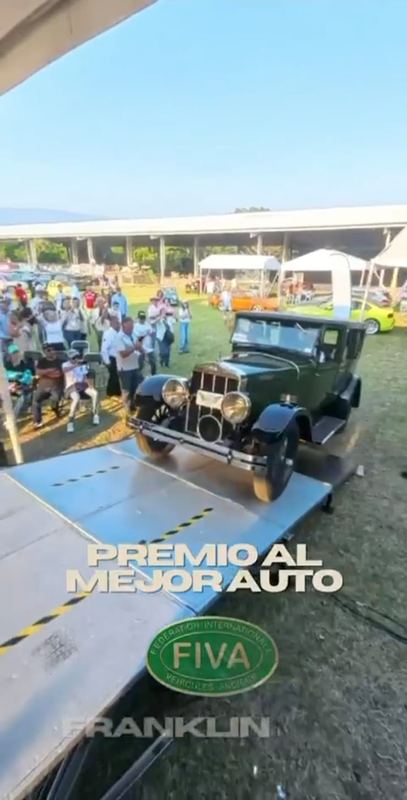 Premio al Mejor Auto de la FIVA entregado a un Franklin